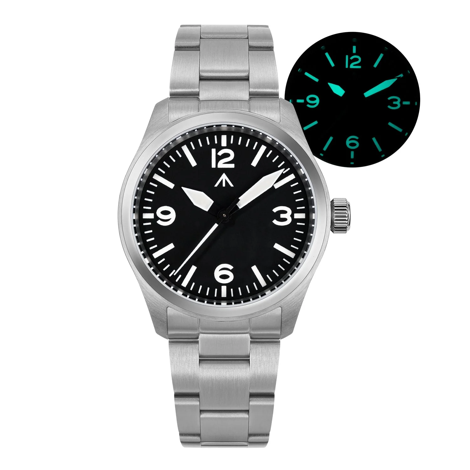 Militado 38mm Military Watch Vintage Field Watch 369 Dial Ml08