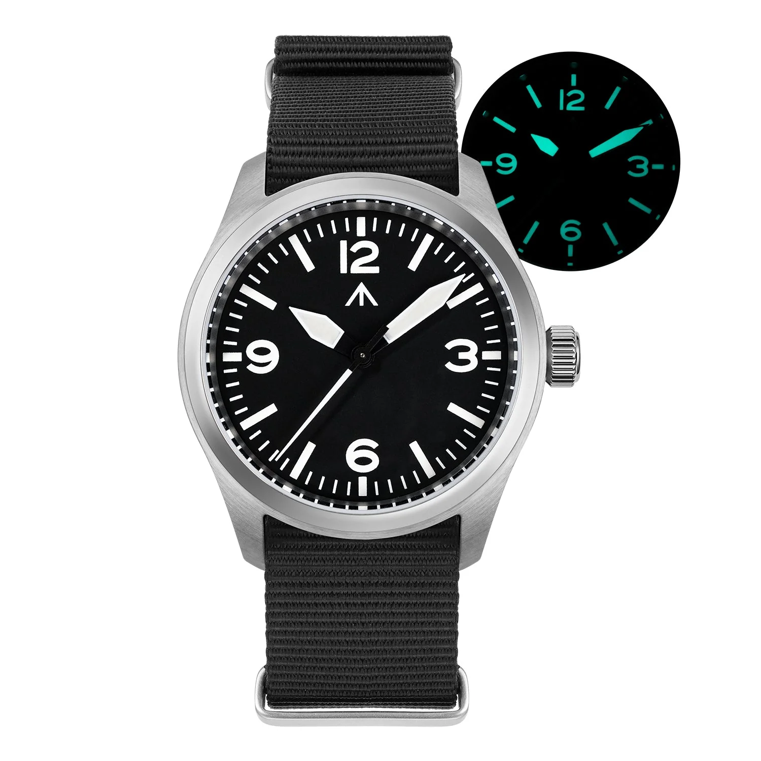 Militado 38mm Military Watch Vintage Field Watch 369 Dial Ml08 - Image 2