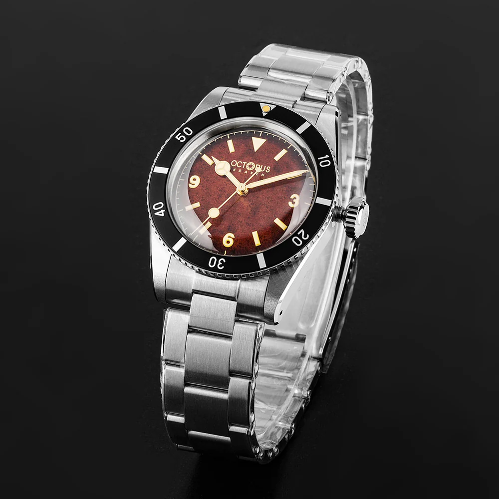 Octopus Kraken 37mm Vintage Automatic Watch OCT-0028 Benz Hands - Image 13