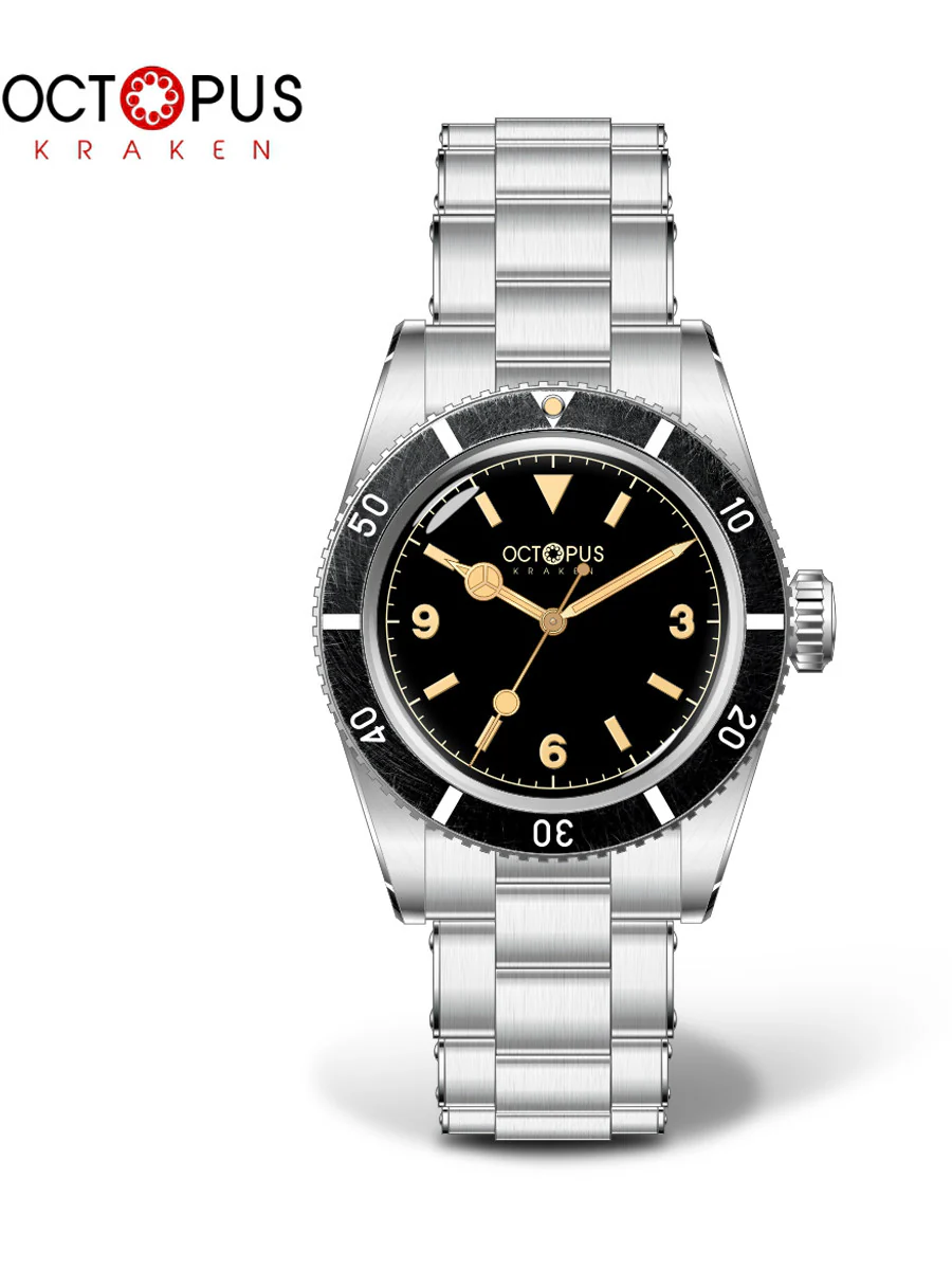 Octopus Kraken 37mm Vintage Automatic Watch OCT-0028 Benz Hands - Image 17