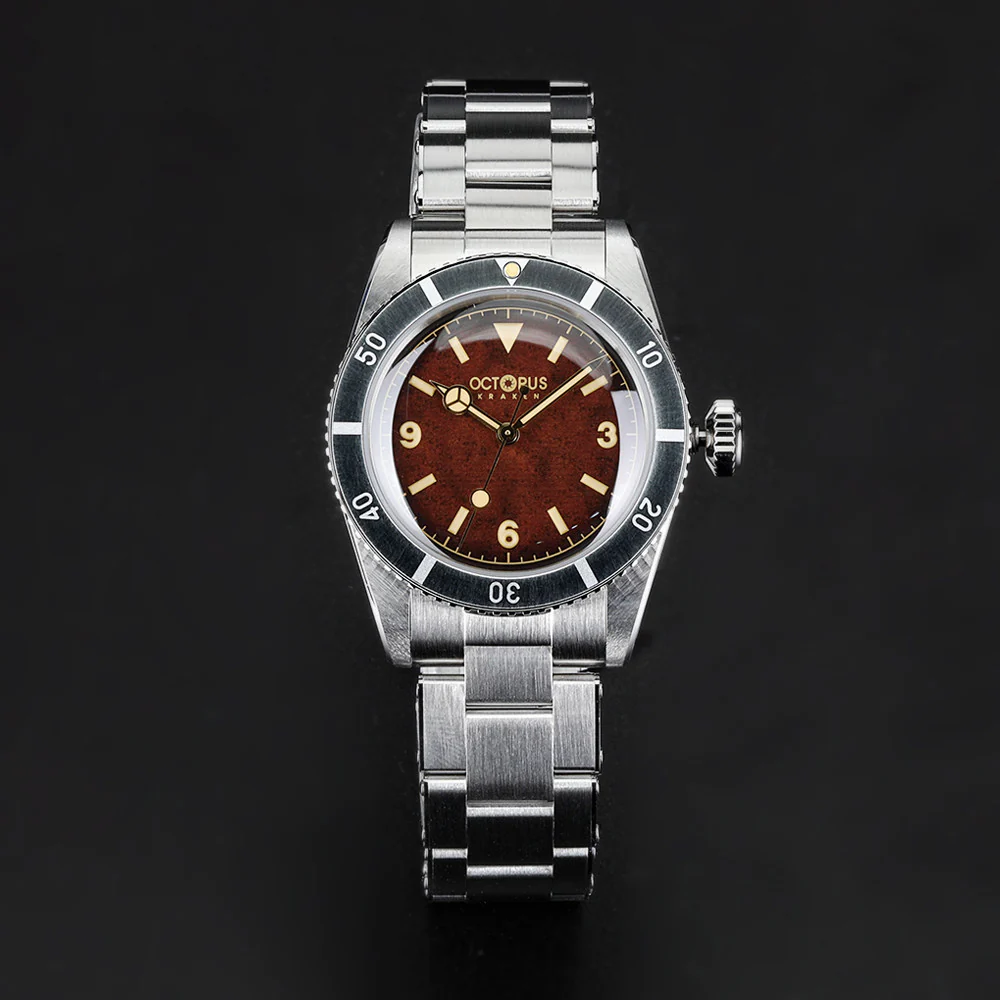 Octopus Kraken 37mm Vintage Automatic Watch OCT-0028 Benz Hands - Image 6