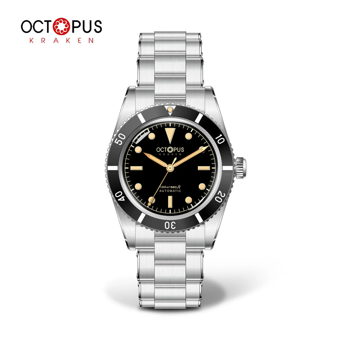 Octopus Kraken PT5004 37mm Automatic Watch OCT-0029 Sword Hands - Image 4