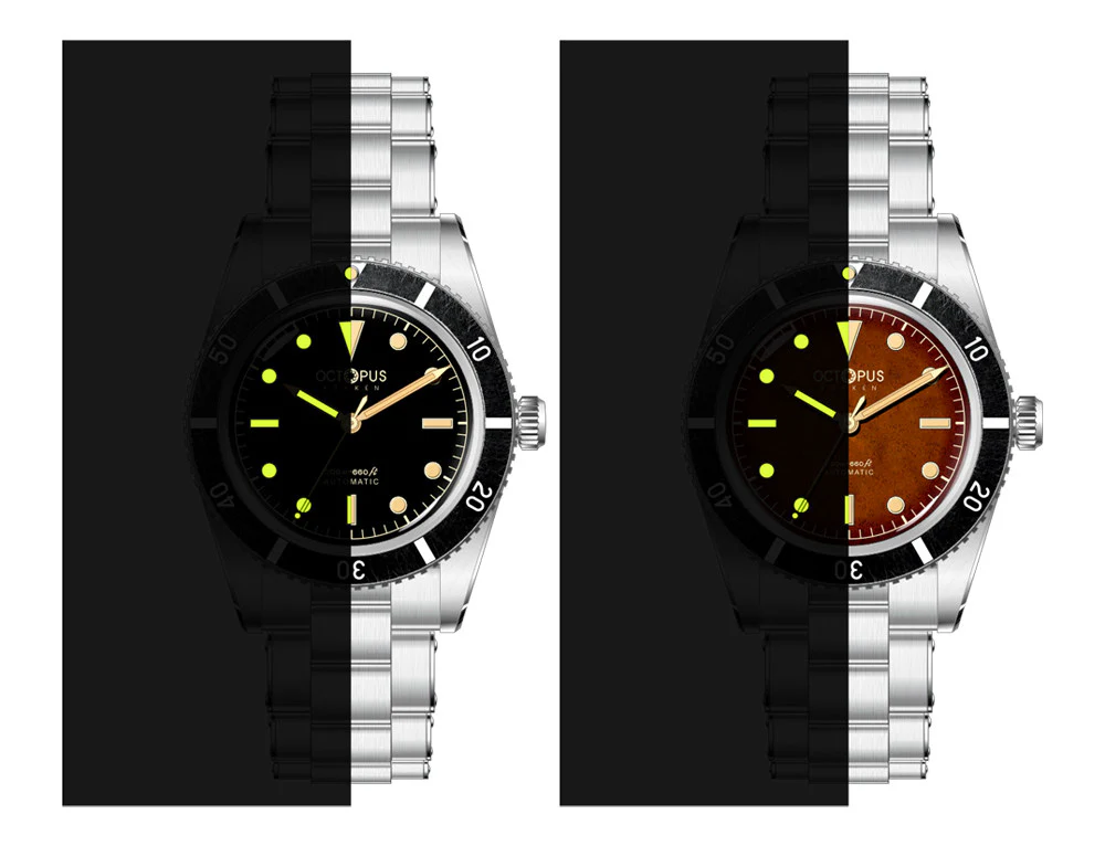 Octopus Kraken PT5004 37mm Automatic Watch OCT-0029 Sword Hands - Image 7
