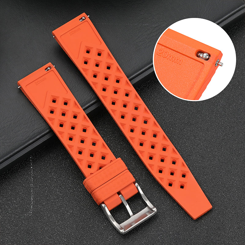 Premium-Grade Tropical FKM Rubber Watch Strap - Image 11