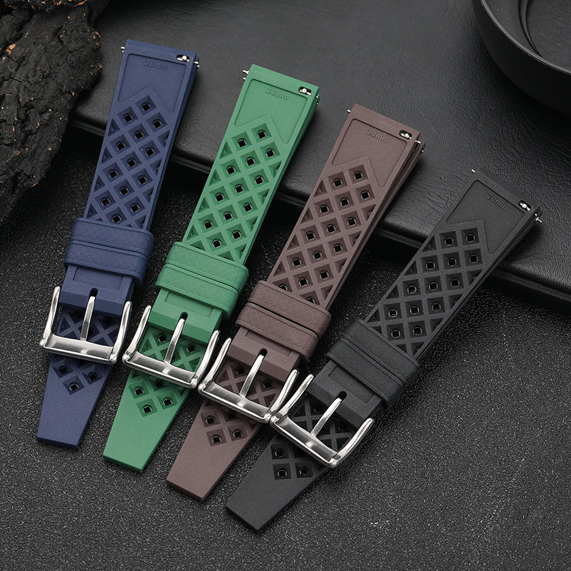 Premium-Grade Tropical FKM Rubber Watch Strap - Image 15