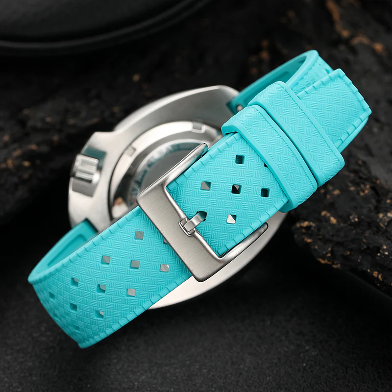 Premium-Grade Tropical FKM Rubber Watch Strap - Image 25