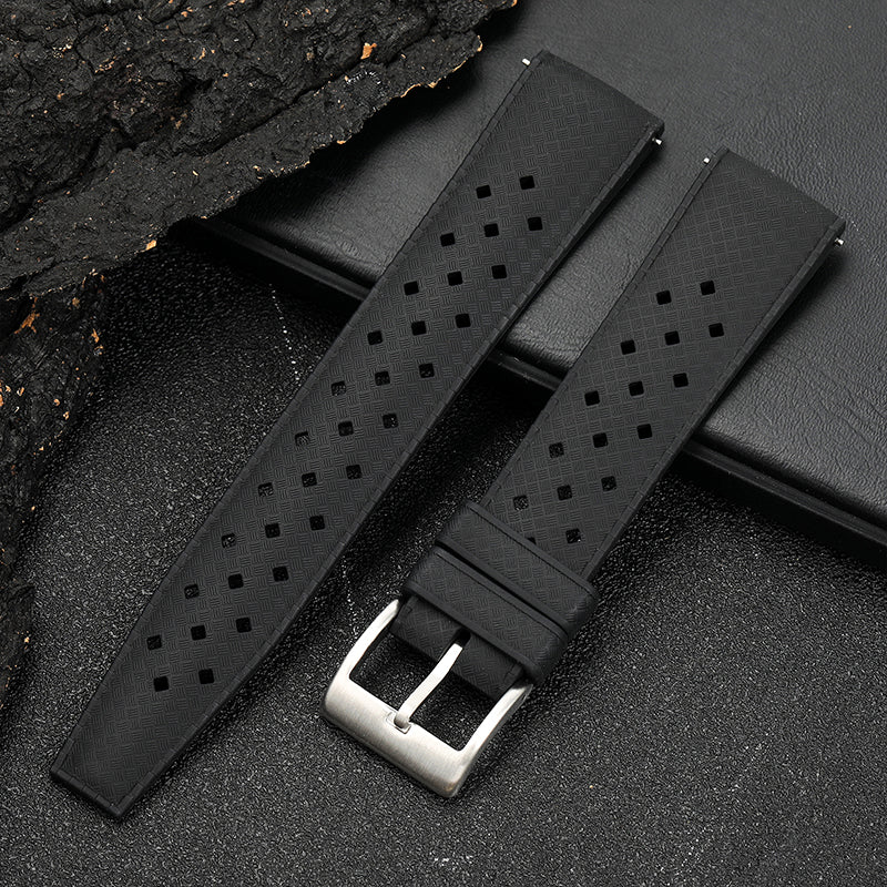Premium-Grade Tropical FKM Rubber Watch Strap - Image 31