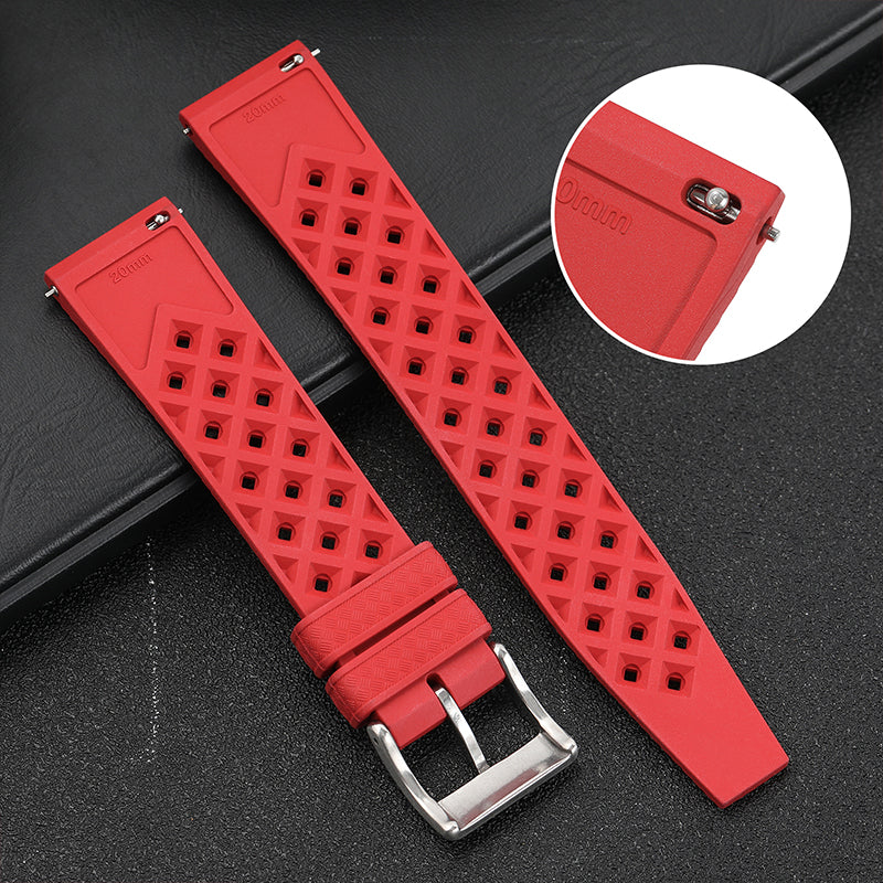 Premium-Grade Tropical FKM Rubber Watch Strap - Image 38