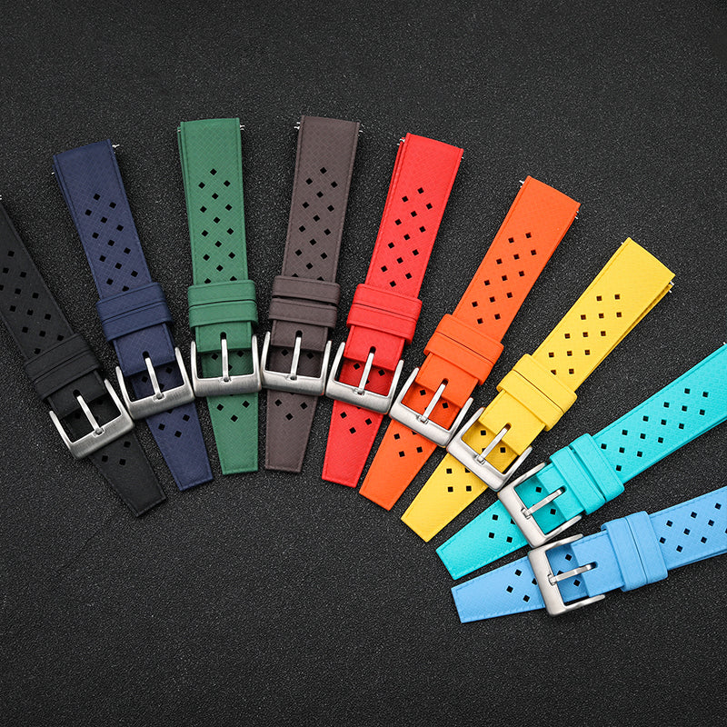 Premium-Grade Tropical FKM Rubber Watch Strap - Image 4