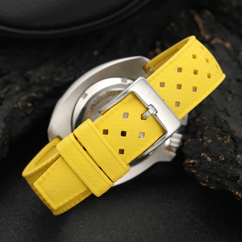 Premium-Grade Tropical FKM Rubber Watch Strap - Image 47