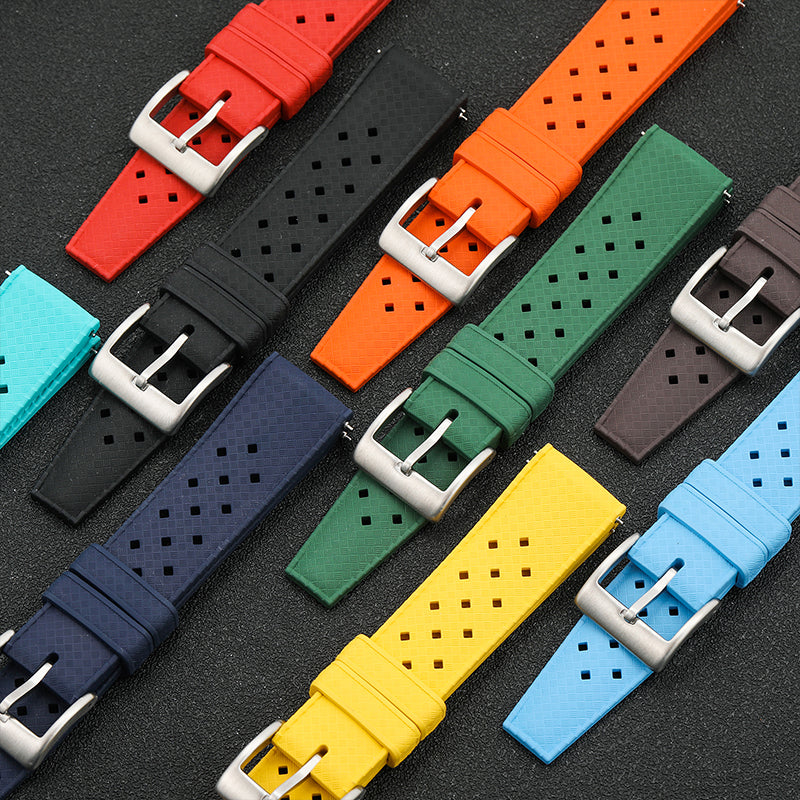 Premium-Grade Tropical FKM Rubber Watch Strap - Image 5