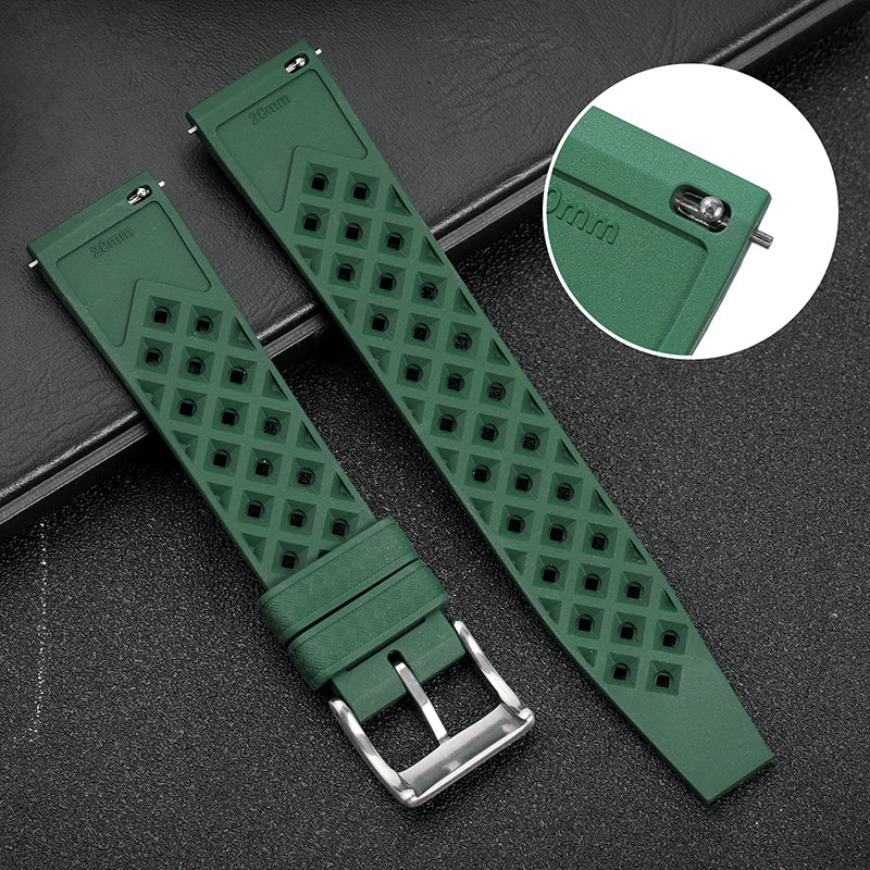 Premium-Grade Tropical FKM Rubber Watch Strap - Image 54