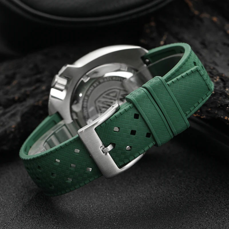 Premium-Grade Tropical FKM Rubber Watch Strap - Image 56