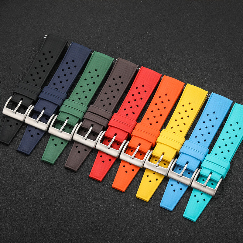 Premium-Grade Tropical FKM Rubber Watch Strap - Image 6