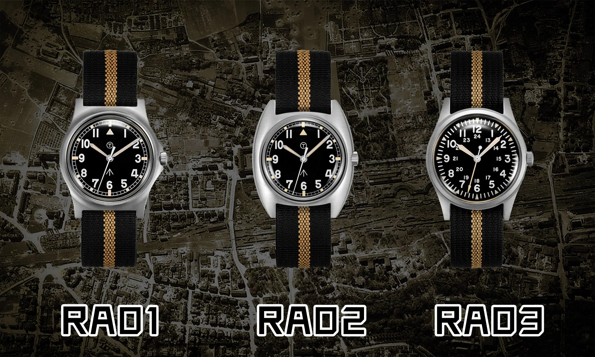 Rdunae RA02 W10 Retro Military Watch - Image 2