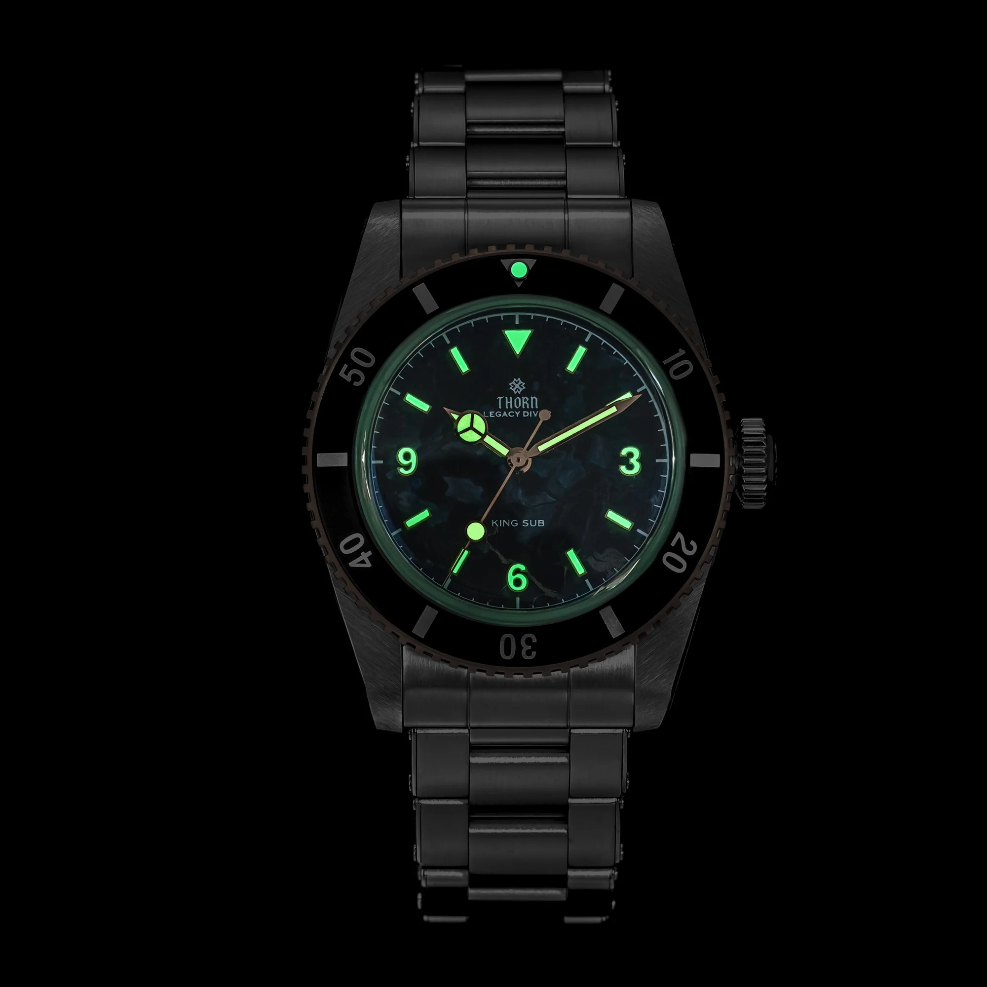 Thorn 37mm SW200 Automatic Dive Watch T027 Pietersite Dial - Image 2