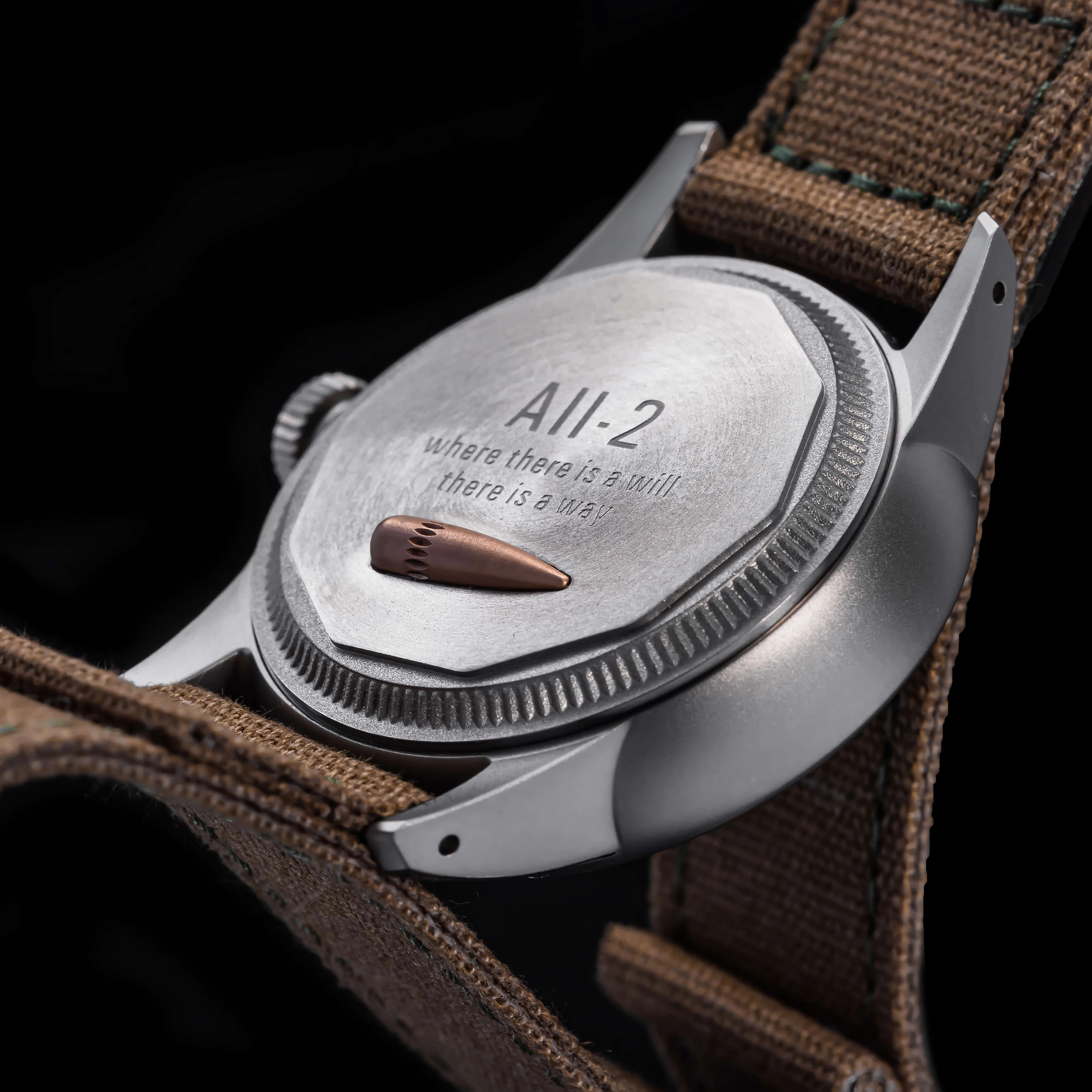 THORN A11 Titanium Retro Military Men Watch - Image 41