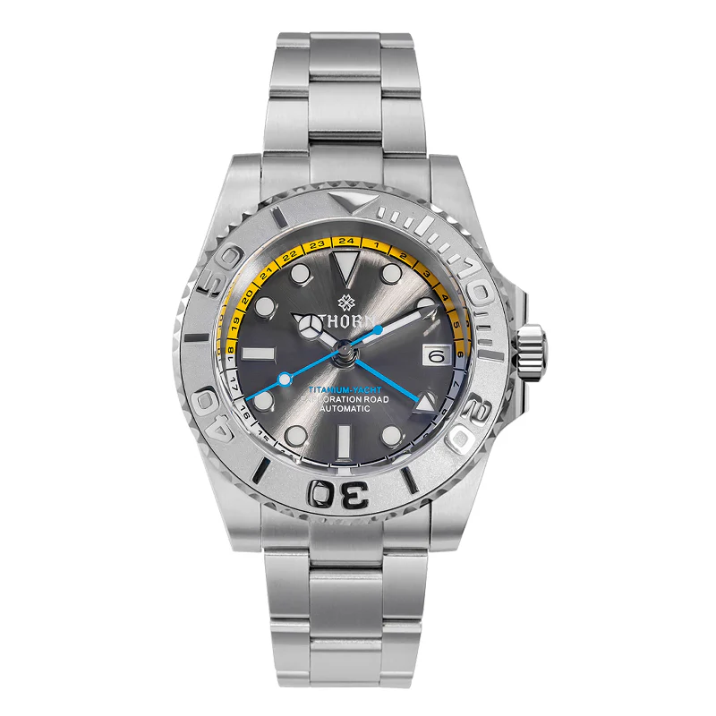 THORN Titanium Helium Valve NH34 GMT Watch SHY037 - Image 2