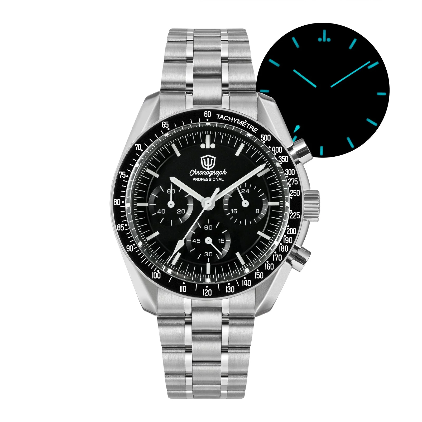 Watchdives 40mm WD1860 VK63 Chronograph Watch - Image 2